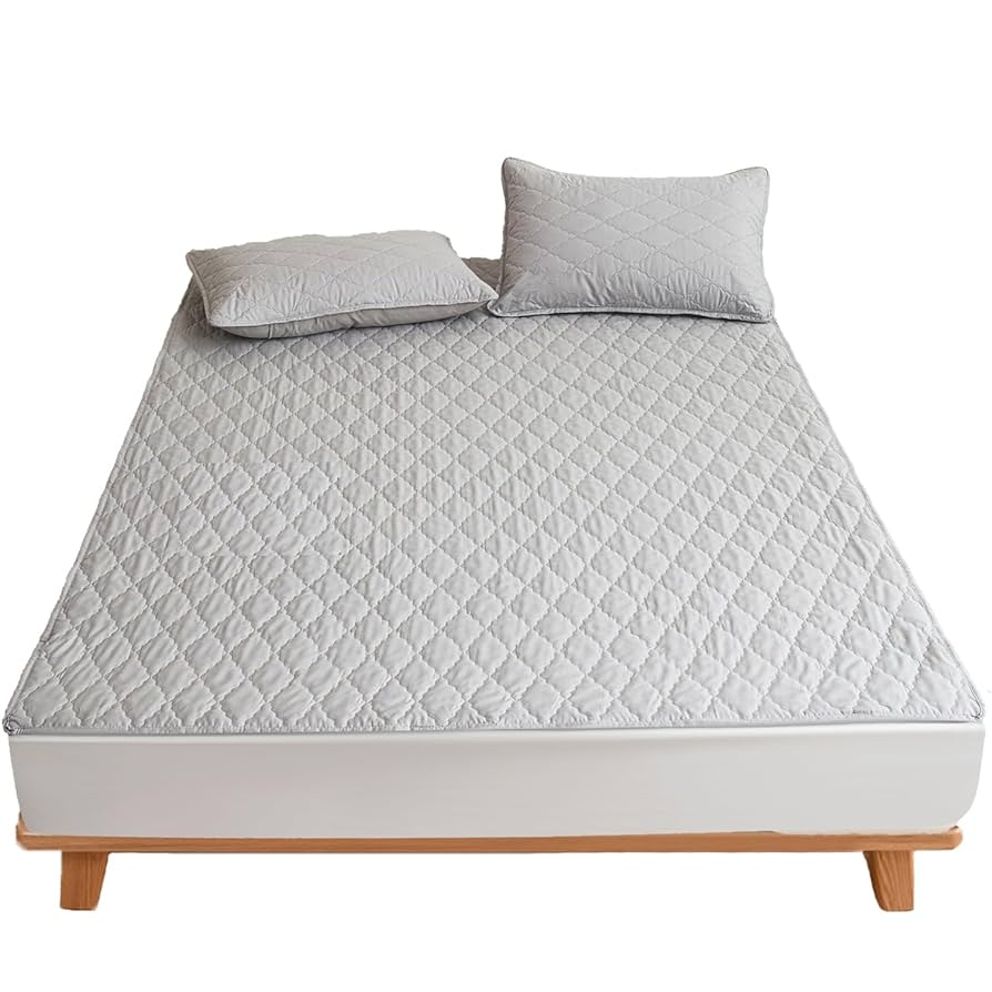 期間限定♪送料無料！洗える防水ベッドパット　ブルー ベッド Amazon｜防水敷きパッド ダブル 介護 140*200cm 吸水 四層構造